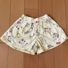 花柄　ショートパンツ　90サイズ　女の子ズボン