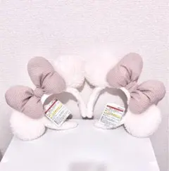 新品 Disney 2022 モコモコ カチューシャ
