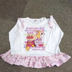 アンパンマン Tシャツ フリル付き 100cm