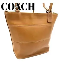OLD COACH オールドコーチ レザー トートバッグ ブラウン