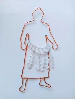 相撲　ワイヤーアート　4点セット