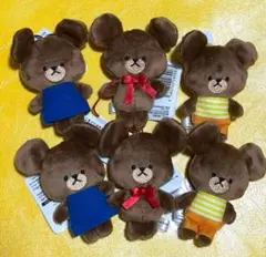 くまのがっこうpetit マスコット 6点セット
