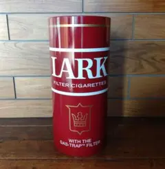 LARK ラーク スチール缶 ゴミ箱 傘立 昭和レトロ タバコ銘柄 ヴィンテージ