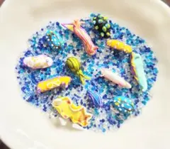 ウミウシ牧場樹脂粘土12ハンドメイド