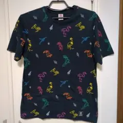 FRANKLIN MARSHALL 鳥プリント Tシャツ XL