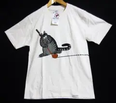 【未使用・タグ付き】Crazy Shirts 半袖Tシャツ クリバンキャット
