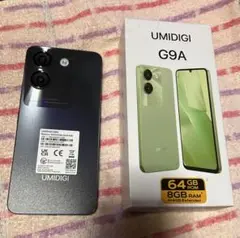 中古美品UMIDIGI G9A 64GB/8GB ブラック
