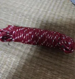 ロープ 赤と白 約10メートル