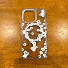 ⭐️ iPhone 13 Pro ケース MagSafe クリア 花柄