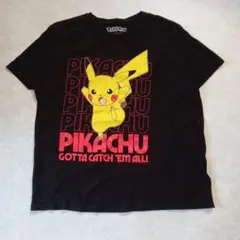 ポケモン ピカチュウ 古着　Tシャツ Lサイズ