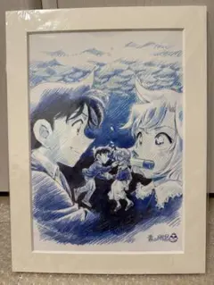 名探偵コナン　黒鉄の魚影　アートボード　応募者全員サービス　全サ Amazon.co.jp: コナン黒鉄の魚影 サンデーうぇぶり アートボード