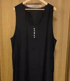 しまむら購入品　ノースリワンピース　ブラック　Mサイズ