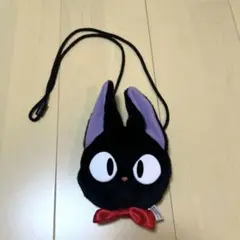 ジブリ　魔女の宅急便　ジジの首掛けコインケース