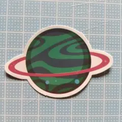防水ステッカー　惑星　輪　星　天体　宇宙　E2