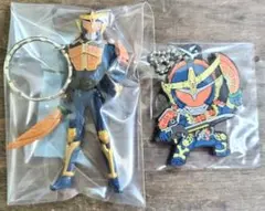 仮面ライダー鎧武　カプセルラバーマスコット&ビッグフィギュアキーホルダー