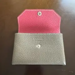 CHARME シャルム　カードケース 財布　エトープ　グレージュ　ピンク
