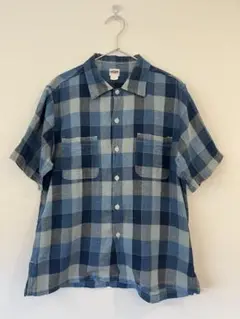 BIG YANK U54 QLS SHIRT INDIGO CREPE
