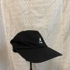 KANGOL WASHED BASEBALL キャップ ブラック