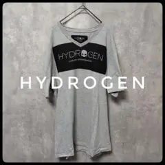 ✴️ハイドロゲン　Tシャツ　ドクロ　スカル　グレー　XL
