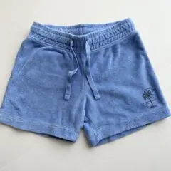 H&M ハーフパンツ　半ズボン　ブルー　青ズボン　保育園用　子供　ハーパン
