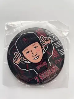 オリックス　西川龍馬　バファローズガチャ夏の陣2025ver. カンバッジ