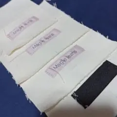 Maglie Jeansのネームタグ3枚　レンドカットネーム1枚