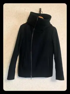 ★ATTACHMENT★変形ジップ★ショート丈メルトンフーデッドコート