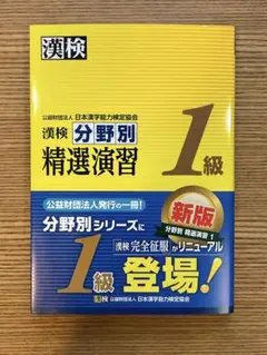 漢検 分野別 精選演習 1級 新版