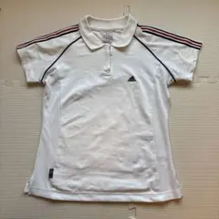 adidas ホワイト ポロシャツ UK 10