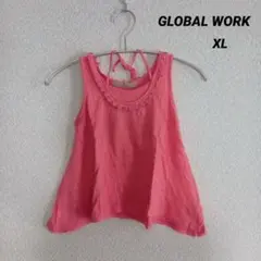 GLOBAL WORK グローバルワーク キッズXL ピンク タンクトップ