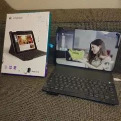 美品　iPad Air2用 Logicool IK1051RD キーボード