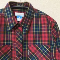 Columbia 新品未使用　Lサイズ　登山　チェック　シャツ　レディース