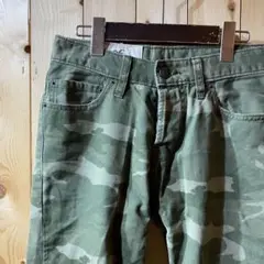 SS4800 HOLLISTER ホリスター チノパン 迷彩 カーキ 29×32