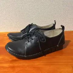 ❀美品 FAUVE モカシン 紺 ネイビー 22.5cm スニーカー
