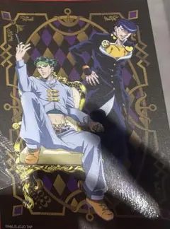 ジョジョ ワールド3 cafe 限定ブロマイド　東方仗助　岸辺露伴