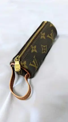 ルイヴィトン モノグラム ゴルフボールポーチ 本物保証 美品