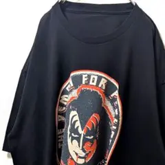 ジーンシモンズ デカロゴ Tシャツ ブラック 黒 古着
