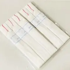 腰紐 モスリン ホワイト 5本 和装小物 着付け 新品
