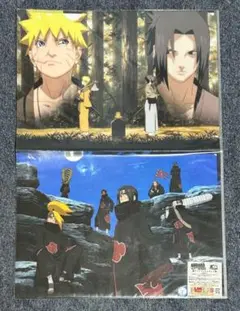 NARUTO ナルト 疾風伝 10周年 クリアファイルセット