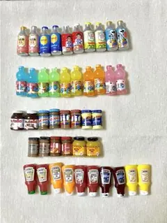 ミニチュアデコパーツつめあわせ　限定1セット　ミニチュアドリンク.フード