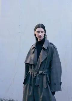 【美品】21aw Oversized Overlaped Trench Coat