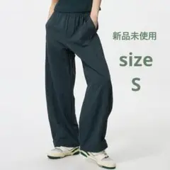 ◼︎新品◼︎UNIQLO◼︎WOMEN ギアパンツ S グリーン 深緑