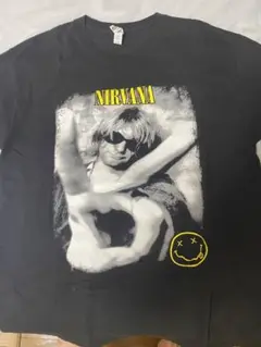 NIRVANA グラフィックプリント Tシャツ ブラック