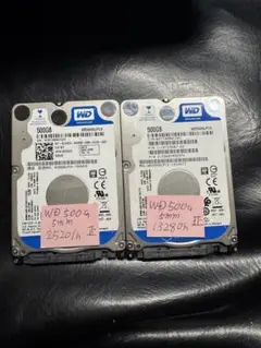 格安WD 500GB 内蔵型ハードディスクドライブ 5mm
