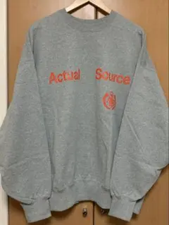 FrerhService × Actual Source スウェット グレー