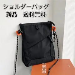 ショルダーバッグ　ショルダーポーチ スマホ入れ ポシェット サコッシュ黒