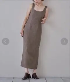 Check Pencil Dress 36