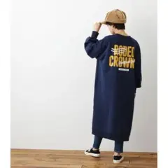 サイドベンツロゴワンピース