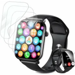 スマートウォッチ 1.92/2.01インチ フィルム 指紋防止高感度 3枚