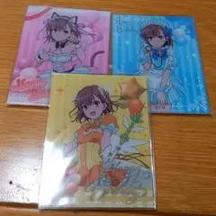 とある科学の超電磁砲　くじ引き堂 B賞　アクリルパネル 全種　全3種　セット